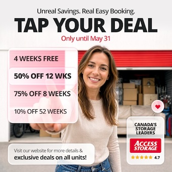 Sentinel Storage - Victoria Promotion