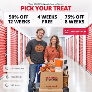 Sentinel Storage - self serve Promotion